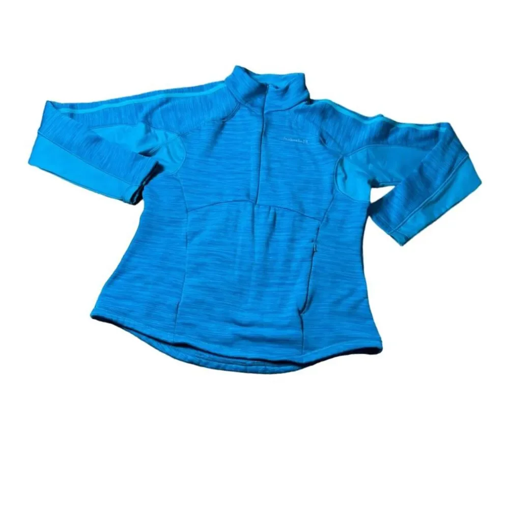 Avalanche Women's Blue Quarter-Zip Pullover Fleece Jacket Outdoor Active Wear‎